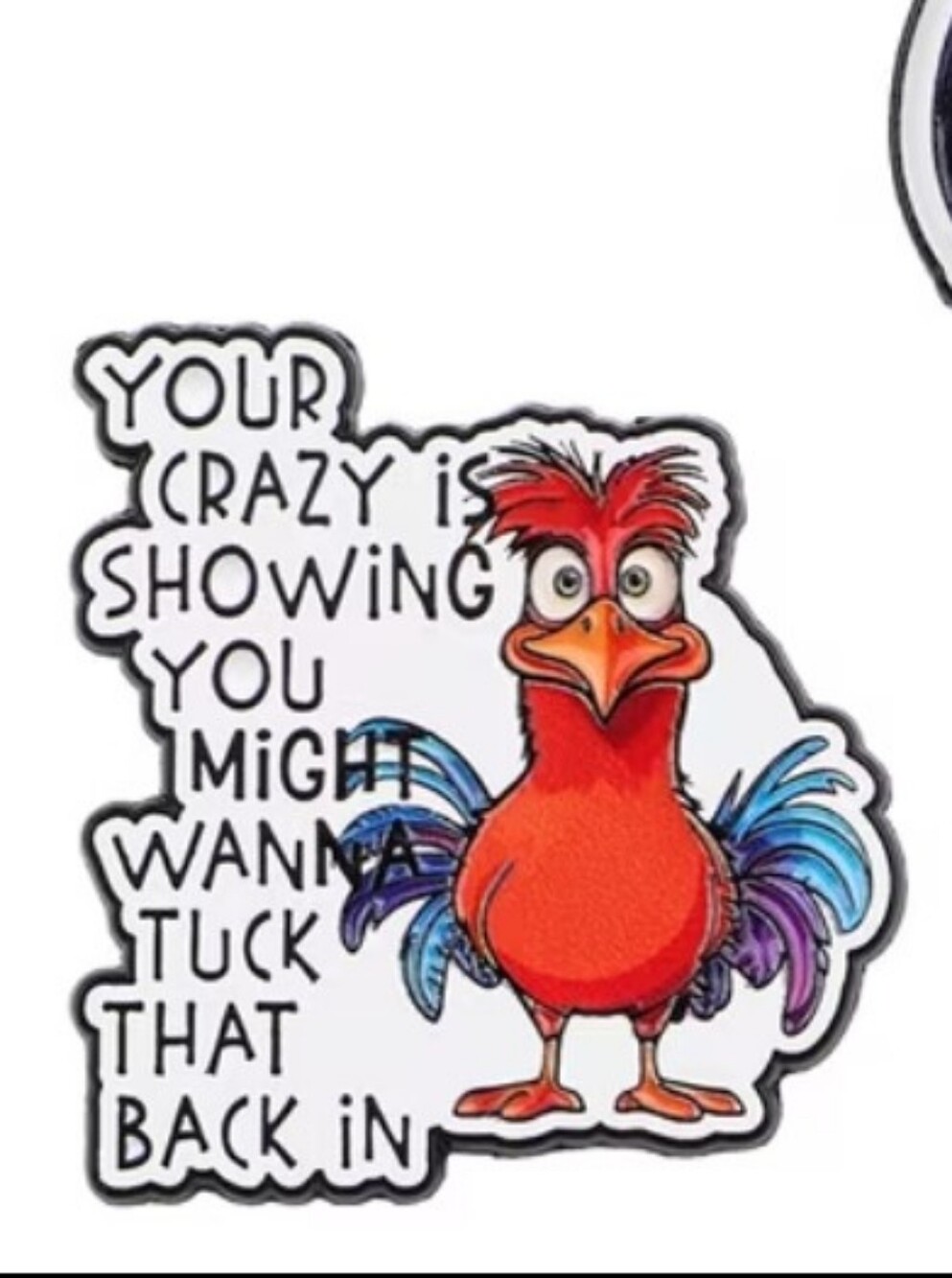 Red Rooster Cartoon Brooch Pin - Women Jewelry Brooches